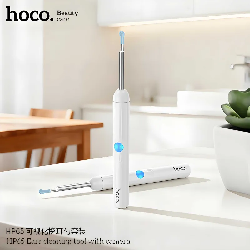 Hoco HP65 Визуальный ушной эндоскоп набор для чистки ушей с камерой — фото 1