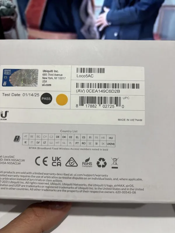 Ubiquiti NanoStation 5AC Loco радиомост — фото 2
