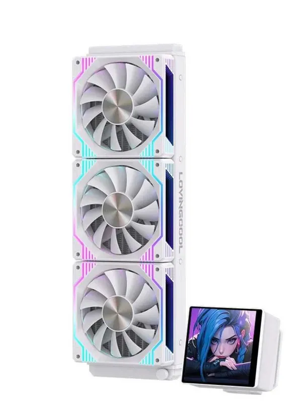 ; Водяное охлаждения для cpu LOVINGCOOL DP-01 360 ARGB LCD — фото 1