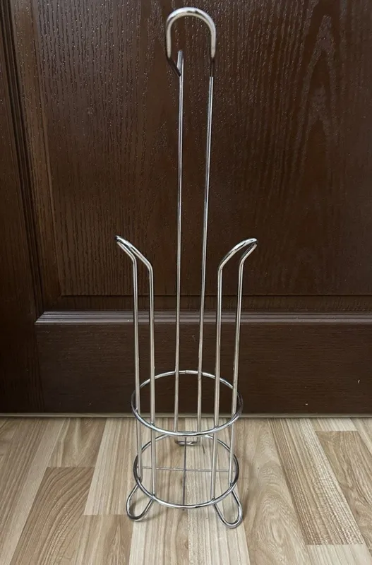 Никилированная подставка для туалетной бумаги 1 Никилированная подставка для туалетной бумаги 1