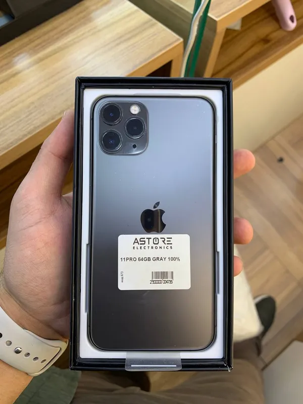 11PRO 64GB GRAY 100%