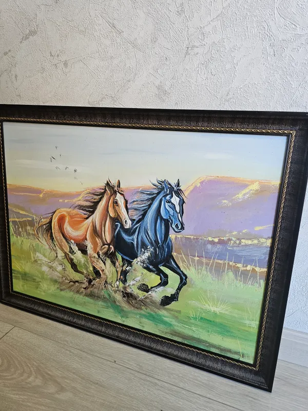 moybo‘yoq bilan xolstdagi rasm, rasm o‘lchami 50×70 1