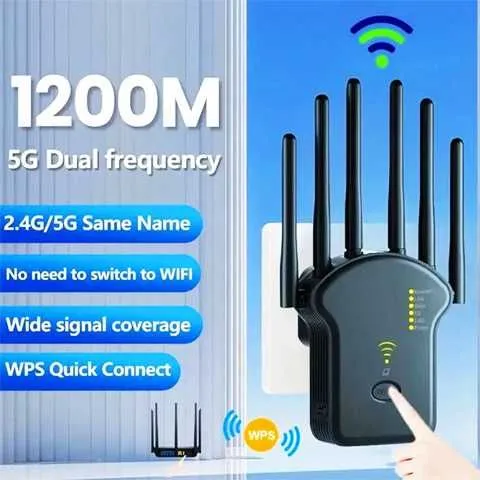 Wi-Fi усилитель повторитель iAC1200 WiFi Rpeater 2.4G 5,8G