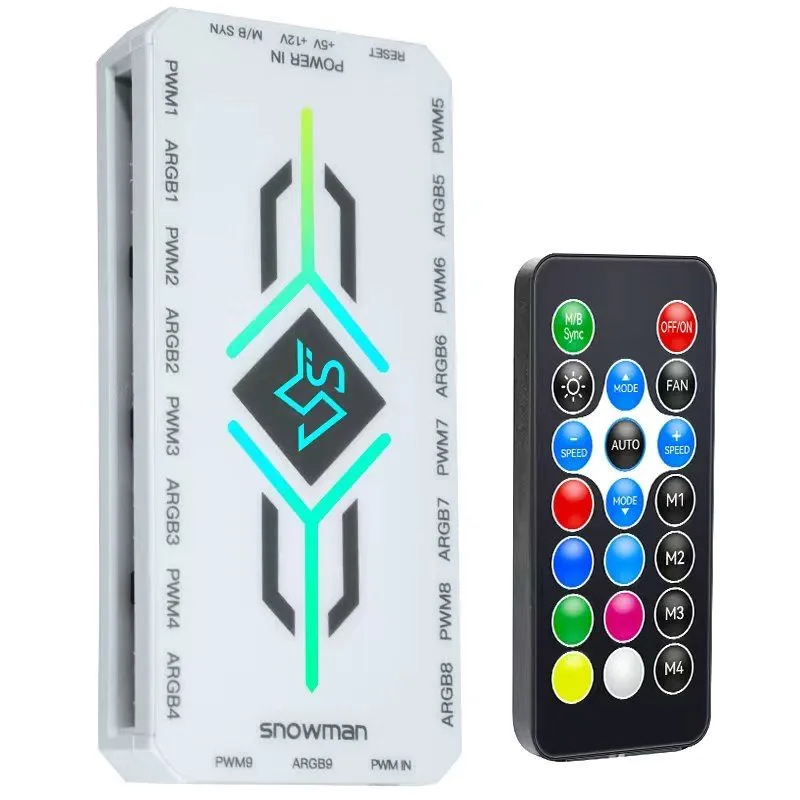 Контроллер snowman H9 Argb 5 v 3 контактный pwm hub 7