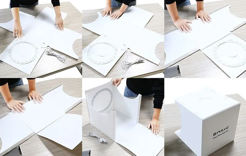 Фотобокс лайт бокс 30см софт бокс fotobox light box soft box — фото 4