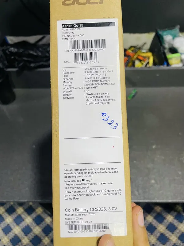 Noutbuk Acer Aspire Go 15 1 Noutbuk Acer Aspire Go 15 1