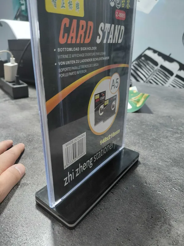 Card stand ,menu folder 2
