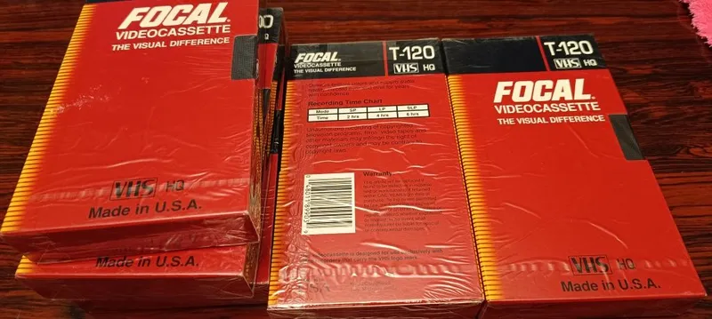 VHS видеокассеты Focal T-120 1 VHS видеокассеты Focal T-120 1