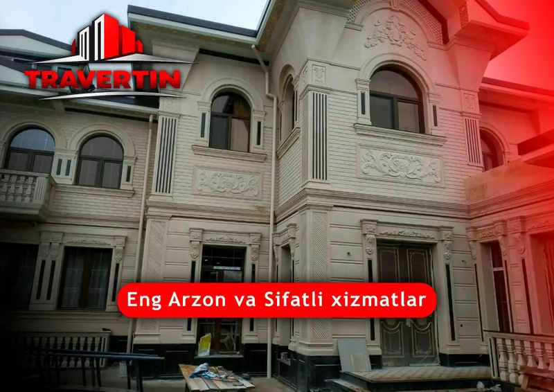 Travertin tosh|narxi|lak|fasad|ustalari|Marmareno|Kartamero|Atachento