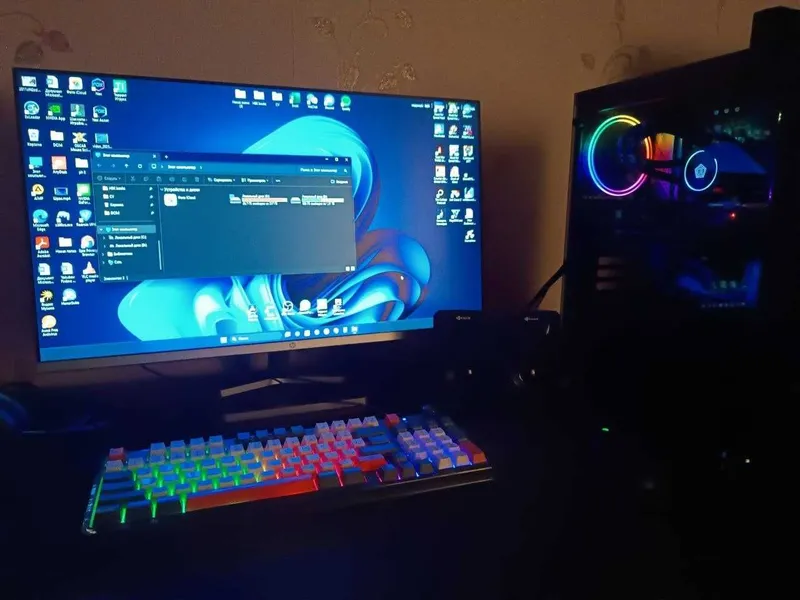 Компьютер. Отличный ПК для игр и монтажа + Монитор HP 27" в комплекте 5