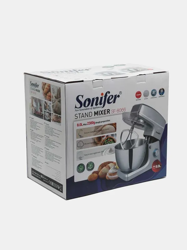 Продается миксер мешалка Sonifer SF-8066, чаша 8 л, 6-скоростей 3 Продается миксер мешалка Sonifer SF-8066, чаша 8 л, 6-скоростей 3
