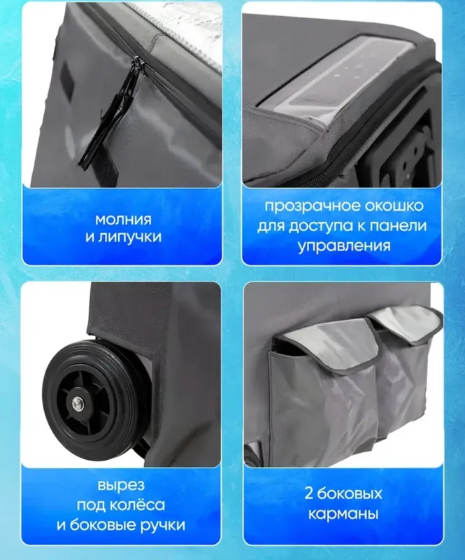 Автохолодильник Alpicool T60 + заводской чехол для повышенной термост — фото 5