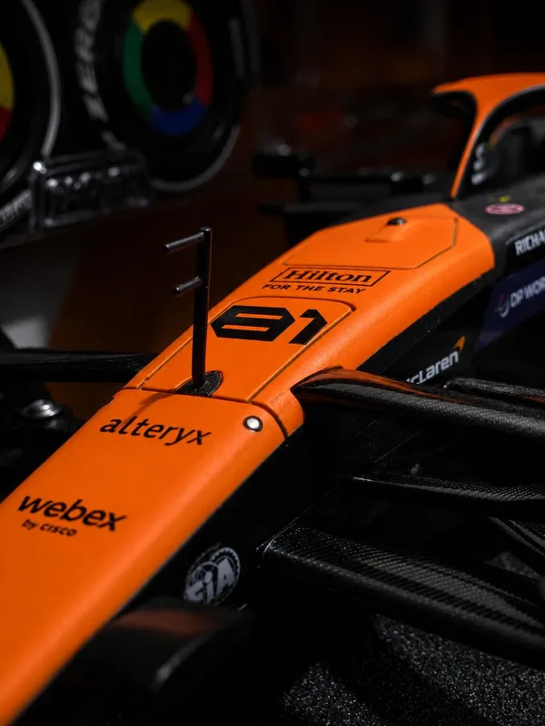 McLaren MCL38 Miami GP 2024 #81 Maisto 6 McLaren MCL38 Miami GP 2024 #81 Maisto 6