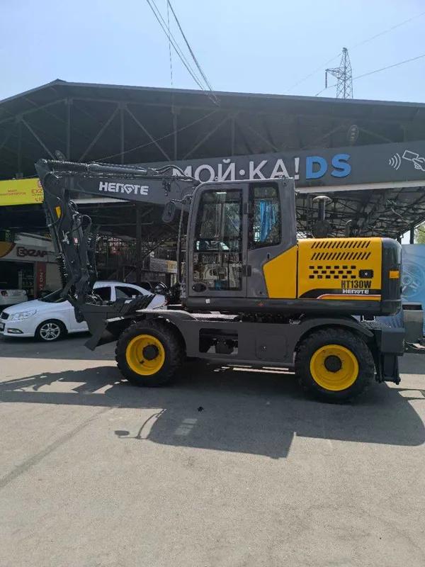 Экскаватор HENGTE модель HT130W - Cummins 6BT5.9-G2 (92 кВт) — фото 4