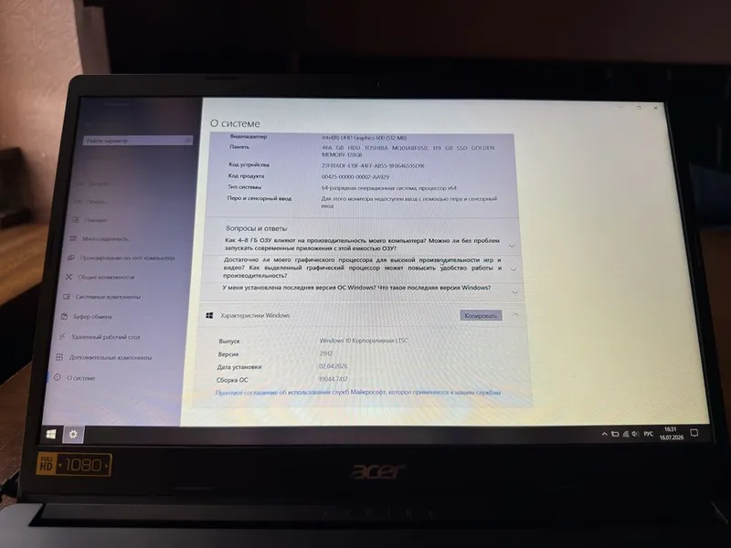 notebook acer aspire 3 IntelR Celeron R N4020 CPU 1.10GHz 2 notebook acer aspire 3 IntelR Celeron R N4020 CPU 1.10GHz 2