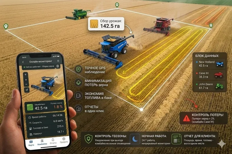 GPS monitoring va yoqilg‘i nazorati | Agrotexnika uchun professional y 8 GPS monitoring va yoqilg‘i nazorati | Agrotexnika uchun professional y 8