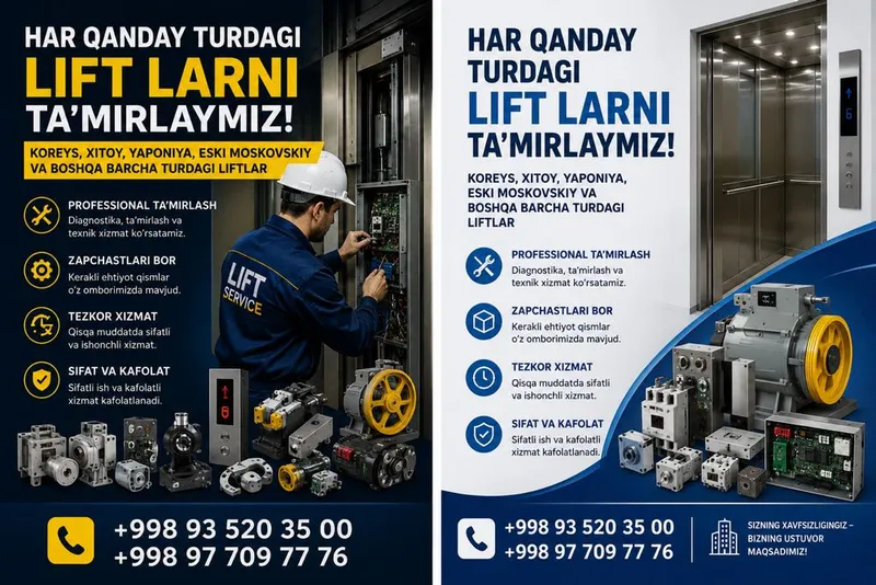 Лифтёр, Lift ustasi , Lift tuzatamiz Лифтёр, Lift ustasi , Lift tuzatamiz