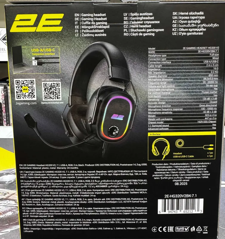 наушники и подставка для наушников от 2E GAMING HG315/320 | GST320 3 наушники и подставка для наушников от 2E GAMING HG315/320 | GST320 3