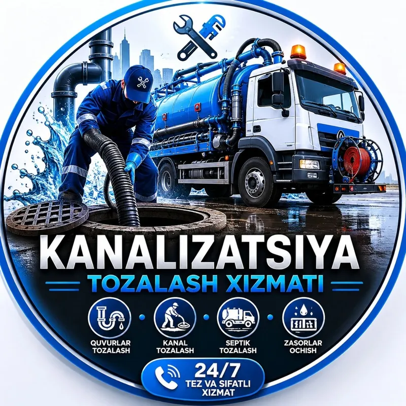 Канализация Тозалаш Хизмати24/7 Проффисионал ва Енг Арзон нархларда 2 Канализация Тозалаш Хизмати24/7 Проффисионал ва Енг Арзон нархларда 2