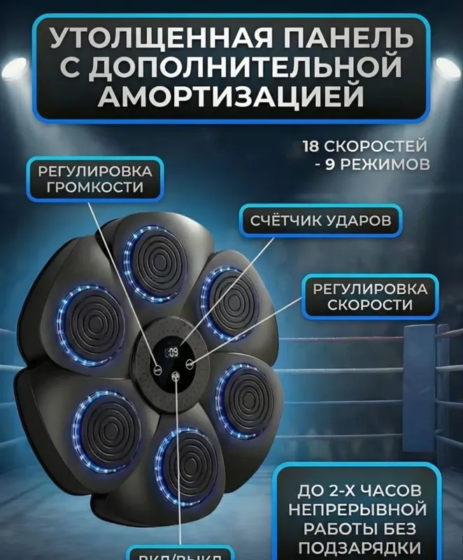 Боксерский тренажер с Bluetooth 5