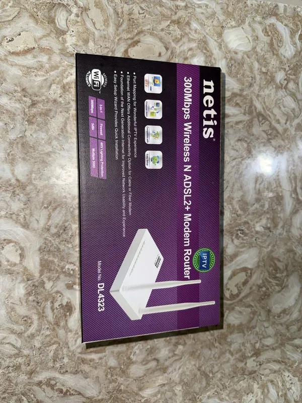 Router netis firmaniki model no: DL4323