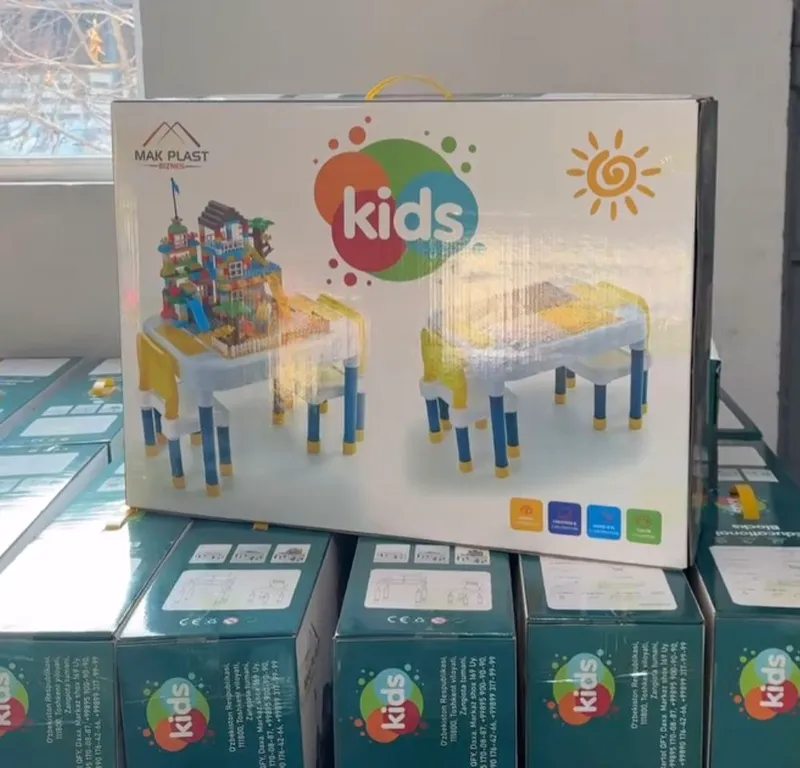 Bolalar uchun o'yin lego лего stol stul komplekti — фото 4