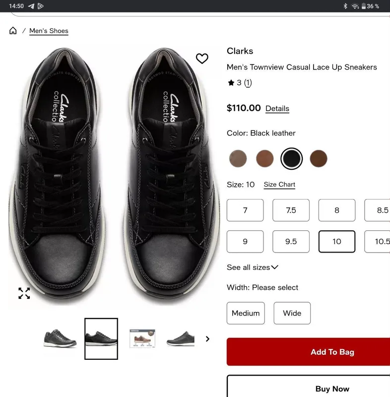Clarks men shoes