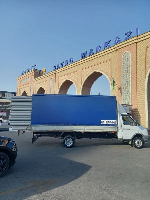 Газелда юк ташиш хизмати шаҳар ва вилоят бўйлаб 7