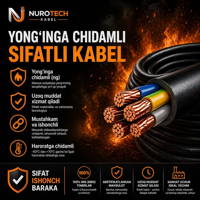 KVVGng 7x2.5 kabel sotiladi! — фото 5