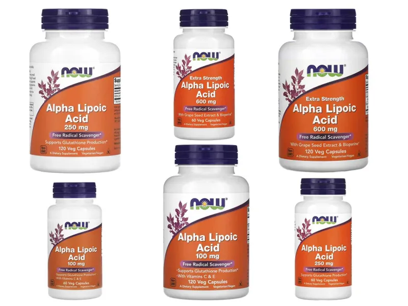 NOW Foods NOW Alpha Lipoic Acid alfa-lipoik kislota alfa alfa 1 NOW Foods NOW Alpha Lipoic Acid alfa-lipoik kislota alfa alfa 1