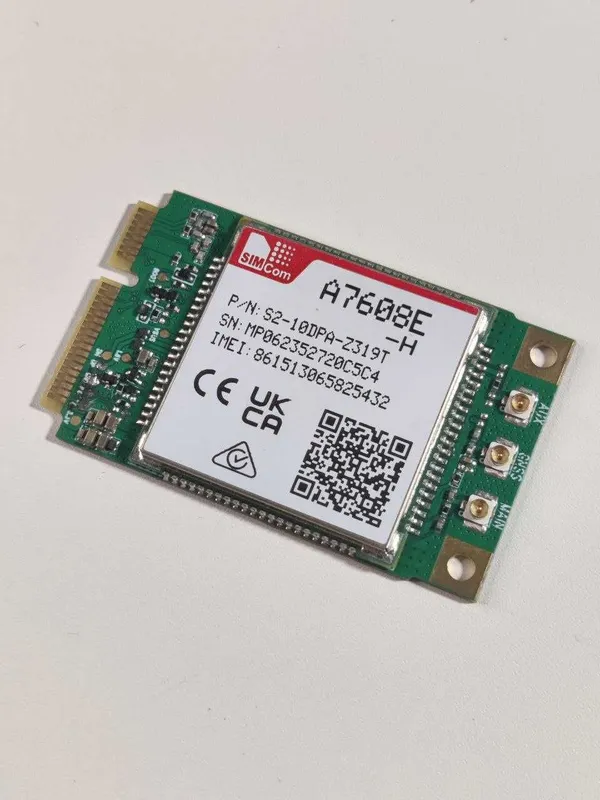 LTE модем SIMCOM A7608E-H — 4G Cat 4 + GPS, miniPCIe modem