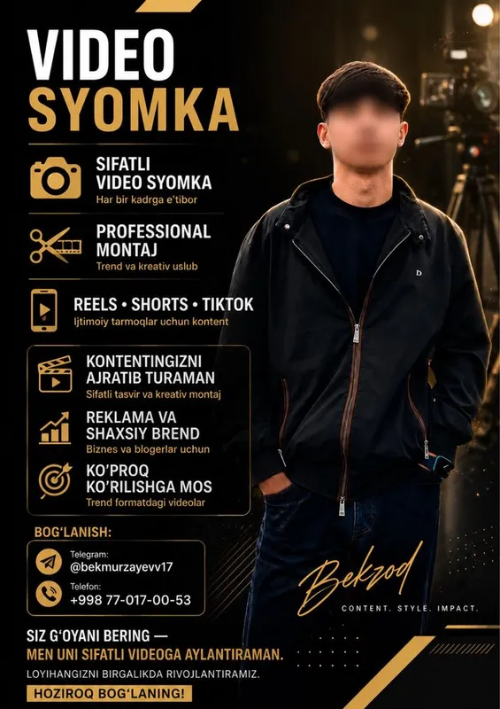 Mabilograf smm xizmati kerak bolsa aloqaga chiqinglar Mabilograf smm xizmati kerak bolsa aloqaga chiqinglar