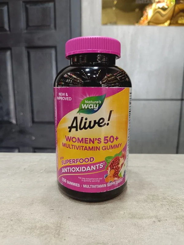 Nature's way Alive Women's 50+ multivitamin 150 gummies — фото 1