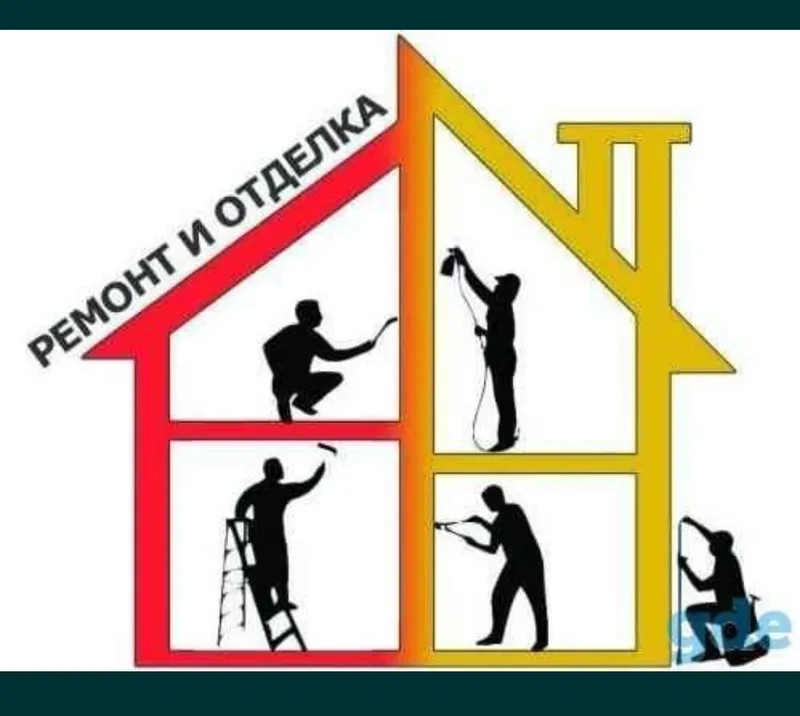 Ремонт под ключ офисов, домов, коттеджей.