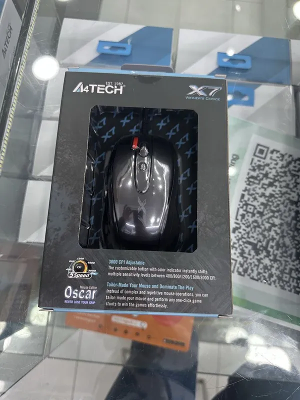 Мышь A4TECH XL-718BK, игровая, лазерная, проводная, USB, черный — фото 3