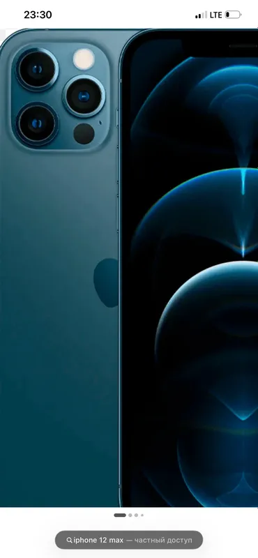 iPhone 12 Pro Max 256 gb blu