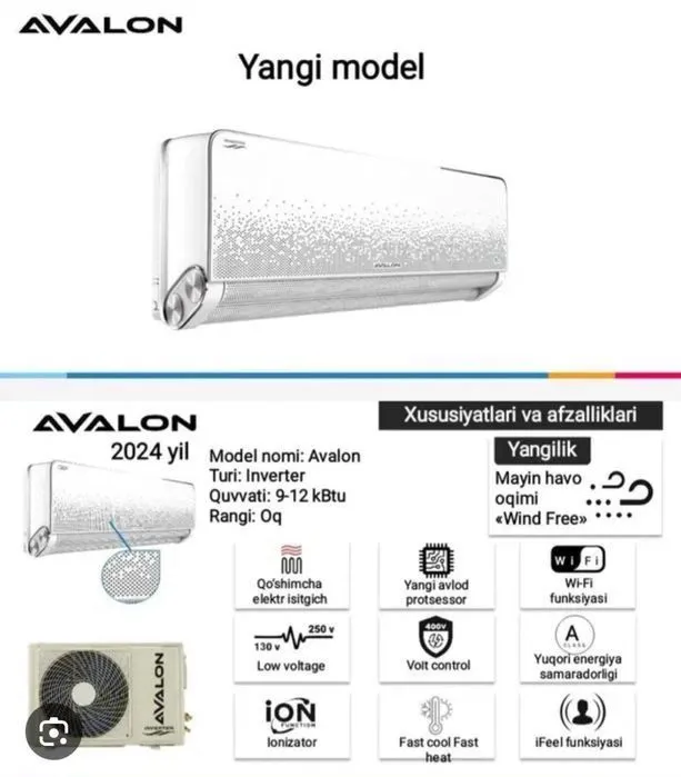Кондиционер AVALON AW12BE INVERTER 1