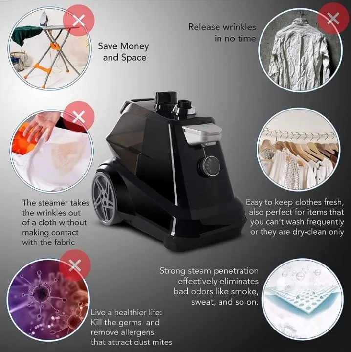 Garment Steamer X3 (SX3) polga qo‘yiladigan bug‘lagich 3