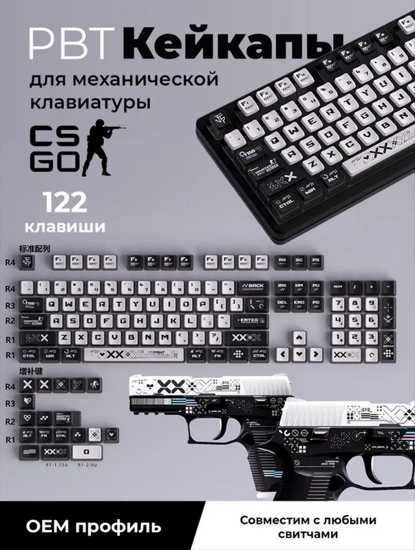 Кейкапы для механической клавиатуры