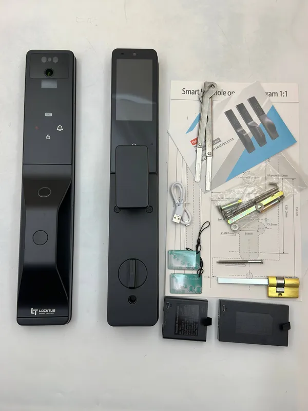 LOCKTUS KM07 aqlli biometrik eshik qulfi 3