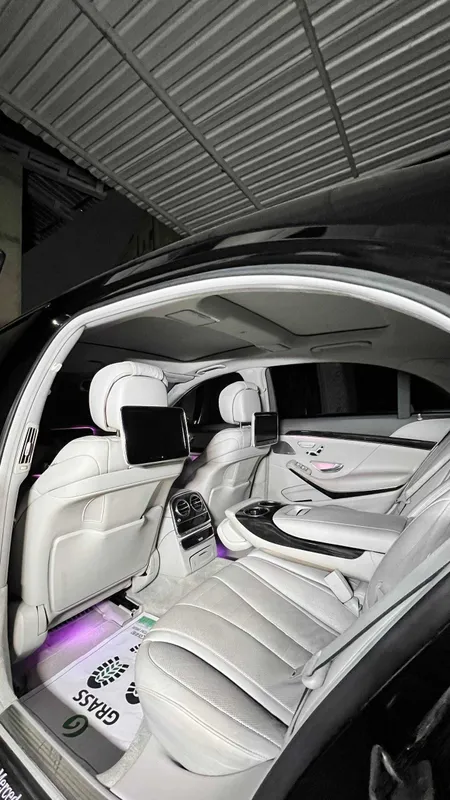 Mercedes-Benz W222 haydovchi bilan | VIP transfer | To‘y | Kortej — фото 1