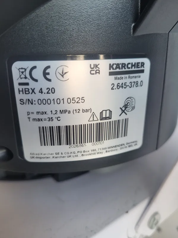 Автоматический катушка Karcher HBX 4.20 7 Автоматический катушка Karcher HBX 4.20 7