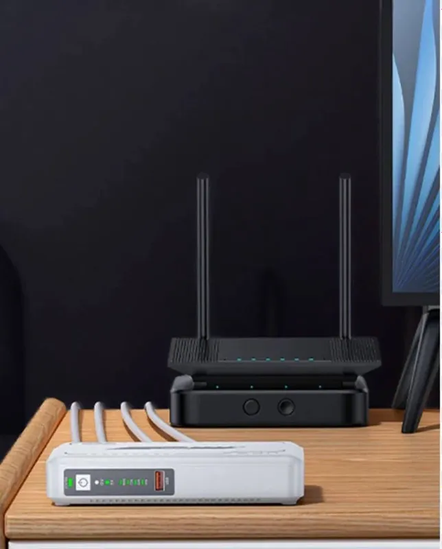 Мини UPS Yesido YP74E для Wi-Fi роутера модема и камер видеонаблюдения