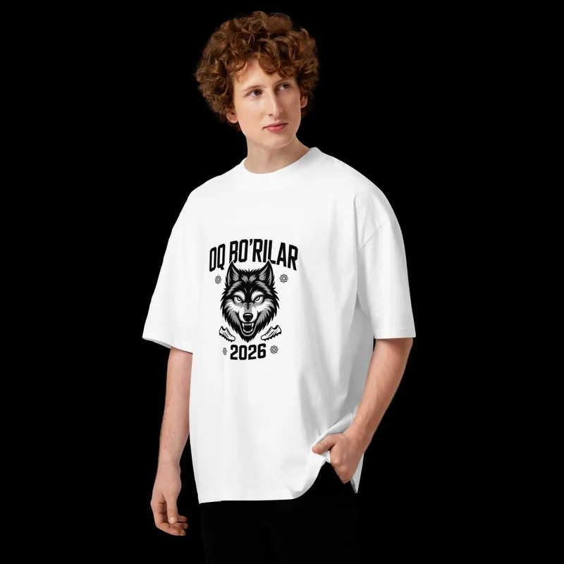 OQ BO'RILAR — Premium Oversized Futbolka — фото 5
