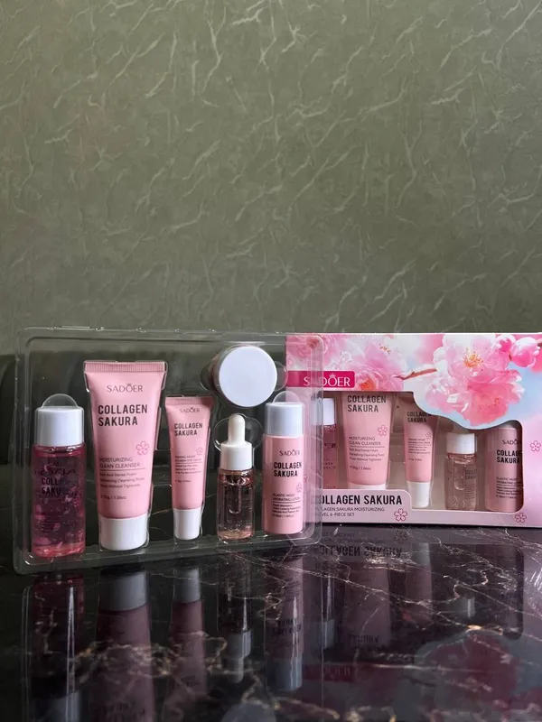 SADOER brendidan Sakura travel set (kollagen bilan) — фото 2
