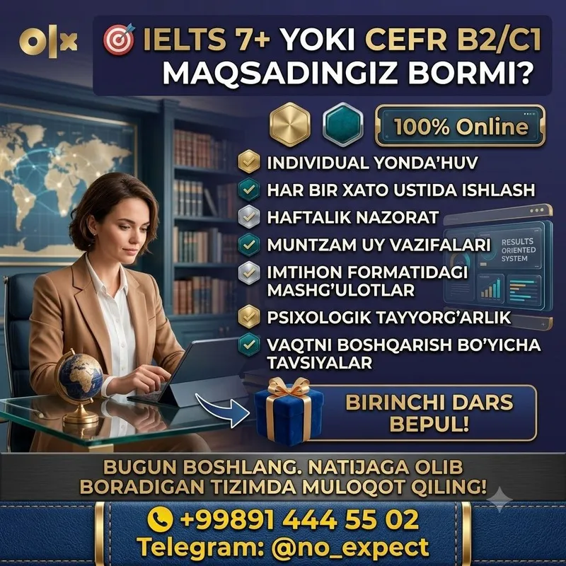 Online Cefr va IELTS kurslari Online Cefr va IELTS kurslari