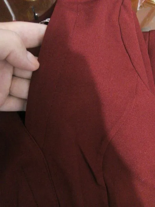 Kombinezon L, XL o‘lcham. marsala bordo, oq, Turkiya! 5