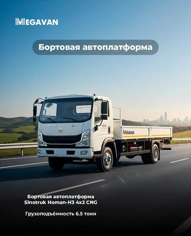 Sinotruk Homan-H3 4×2 CNG — фото 3