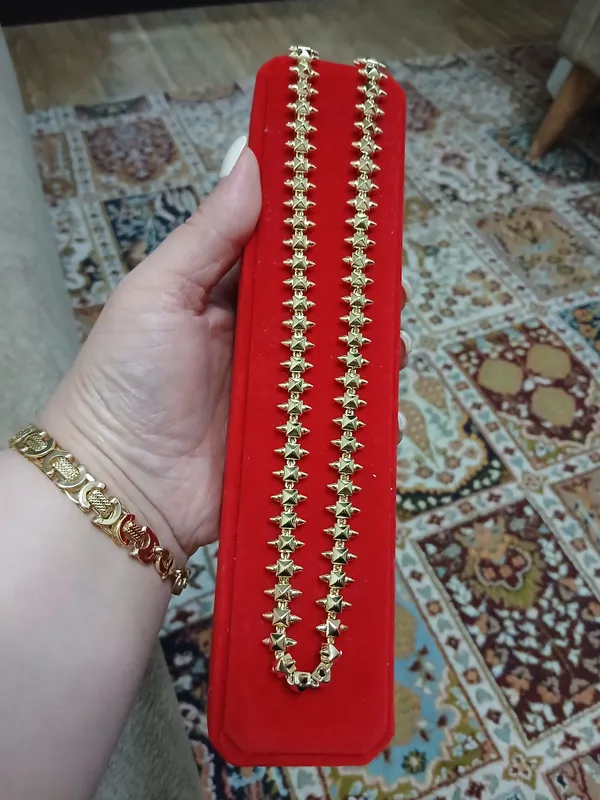 Цепь Cartier 60 см из бижутерии люкс качества 3