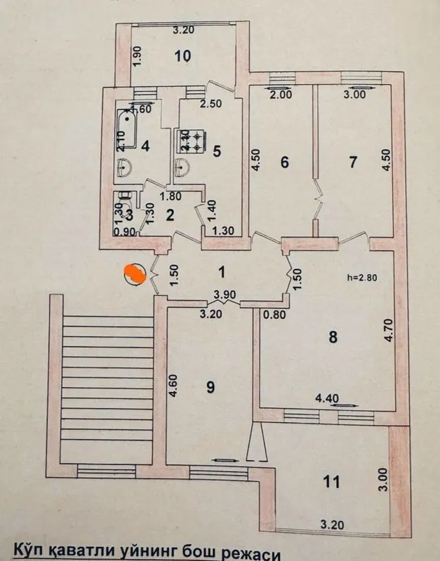 Продаётся 4-комнатная квартира, 100 м² (4/4) 3 Продаётся 4-комнатная квартира, 100 м² (4/4) 3